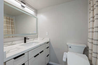 Modern Bathroom w/ LED Lightnings                 